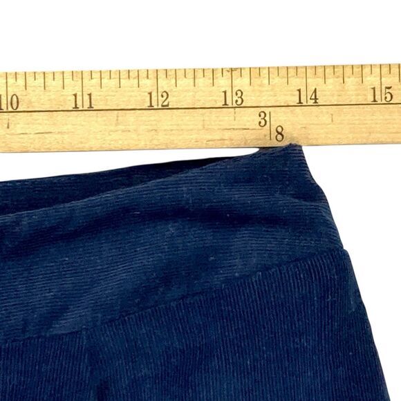 Leona by Lauren Leonard Mini Skirt Womens 4 Blue Corduroy 90s Western High Rise - Picture 7 of 9
